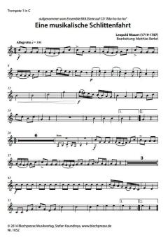 Eine musikalische Schlittenfahrt von Leopold Mozart 