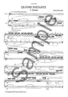 Quatre Instants von Kaija Saariaho 