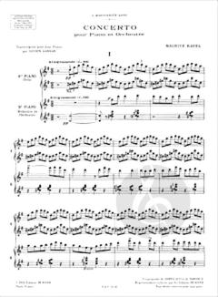 Concerto en Sol von Maurice Ravel 