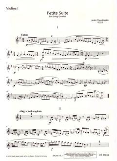Petite Suite von Mikis Theodorakis 