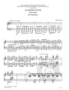 Gaudeamus igitur (Humoresque) von Franz Liszt 