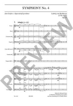 Symphonie Nr. 4 B-Dur op. 60 von Ludwig van Beethoven 