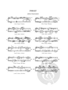 12 Polonaisen von Wilhelm Friedemann Bach 