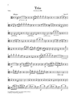 Trio C-dur op. 87 von Ludwig van Beethoven 