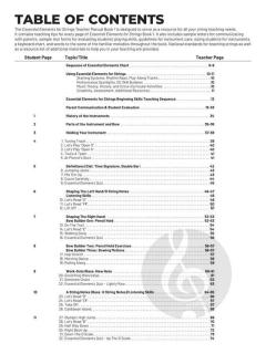 Essential Elements for Strings 1 - Teacher Manual 