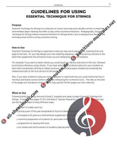 Essential Technique for Strings 3 - Teacher Manual 