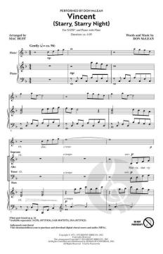 Vincent (Starry, Starry Night) von Don McLean 