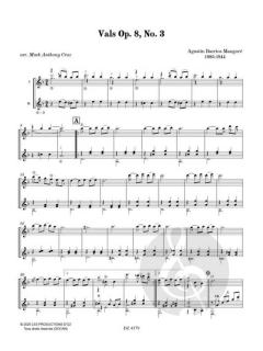 Vals op. 8 No. 3 von Agustín Barrios 