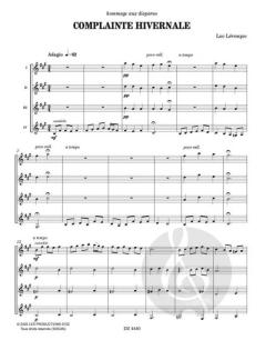 Complainte hivernale von Luc Lévesque 