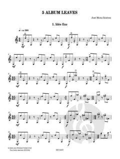 5 Album Leaves von José Mora-Jiménez 