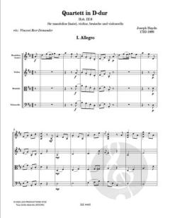 Quartett in D-dur von Joseph Haydn 
