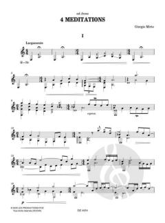 4 Meditations von Giorgio Mirto 