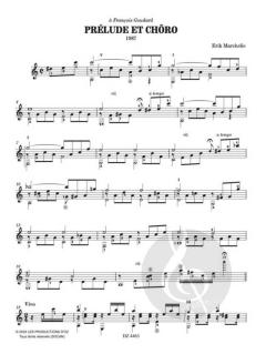 Prélude et chôro von Erik Marchelie 