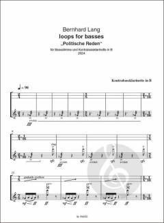 Loops for basses - "Politische Reden" von Bernhard Lang 