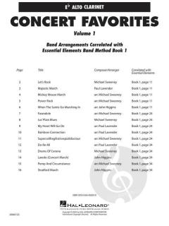 Concert Favorites Vol. 1 Eb Alto Clarinet 