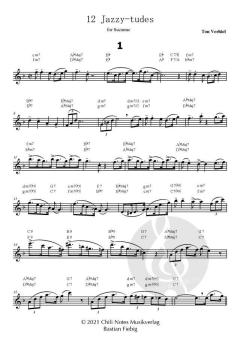 12 Jazzy-tudes von Ton Verhiel 