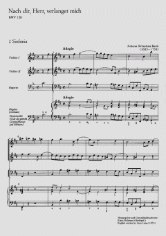 Nach dir, Herr, verlanget mich von Johann Sebastian Bach 
