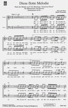 Diese flotte Melodie von Dieter Frommlet 