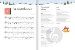 Ein Adventskalender voller Lieder von Andrea Erkert 