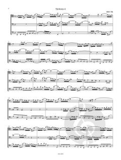 Sinfonien - dreistimmige Inventionen BWV 787-801 von Johann Sebastian Bach 