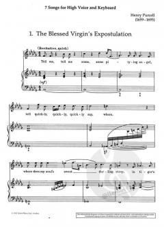 Songs 1 von Henry Purcell 