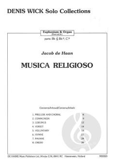 Musica Religiosa von Jacob de Haan 
