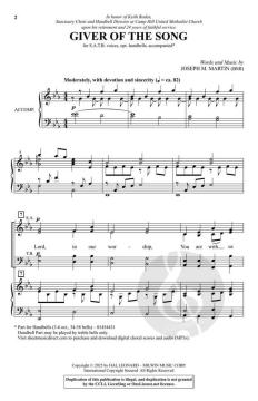 Giver of the Song von Joseph M. Martin 