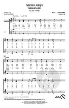 Tanzen und Springen von Hans Leo Haßler 