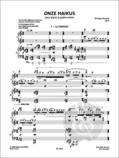 Onze Haïkus von Philippe Hersant 