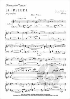 24 Preludi - Libro Primo von Giampaolo Testoni 