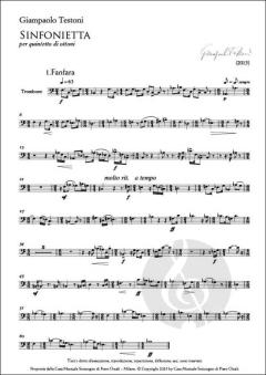 Sinfonietta von Giampaolo Testoni 