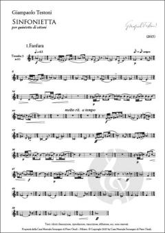 Sinfonietta von Giampaolo Testoni 