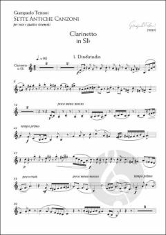 7 Antiche Canzoni von Giampaolo Testoni 