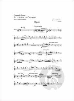 7 Antiche Canzoni von Giampaolo Testoni 