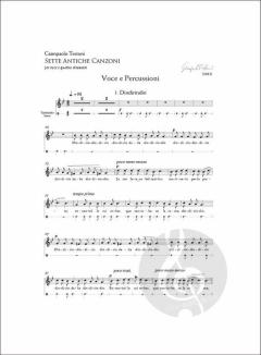 7 Antiche Canzoni von Giampaolo Testoni 