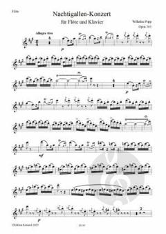 Nachtigallen-Konzert op. 361 von Wilhelm Popp 