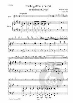 Nachtigallen-Konzert op. 361 von Wilhelm Popp 