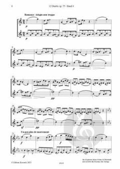 12 kleine Duette op. 55 Band 4 (Nr. 10-12) von Eugène Walckiers 