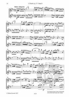 12 kleine Duette op. 55 Band 4 (Nr. 10-12) von Eugène Walckiers 