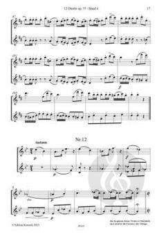 12 kleine Duette op. 55 Band 4 (Nr. 10-12) von Eugène Walckiers 