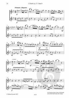 12 kleine Duette op. 55 Band 4 (Nr. 10-12) von Eugène Walckiers 