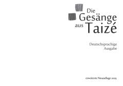 Die Gesänge aus Taizé 