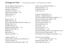 Die Gesänge aus Taizé 