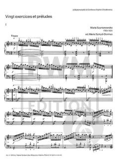 Album per Pianoforte von Maria Agata Szymanowska 