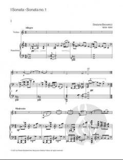 Sonata no. 1 von Grazyna Bacewicz 