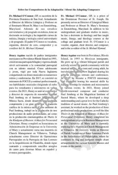 Missa Simplex en Español von Richard Proulx 