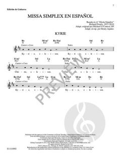 Missa Simplex en Español von Richard Proulx 