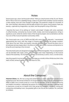 Fountain of Life Mass von Maureen Briare 