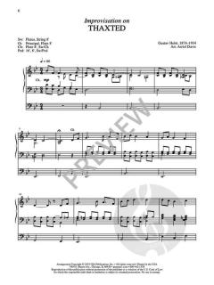 3 Hymn Improvisations for Organ von Gustav Holst 