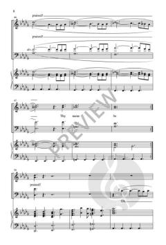 Thy Name Be Praised von James A. Glover 